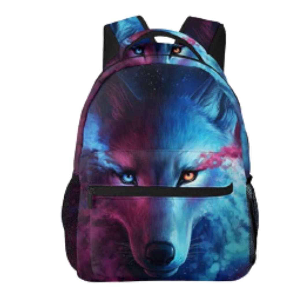 NEW Galaxy Wolf Universe Lightweight Backpack